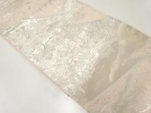 アンティーク　桐模様織出し袋帯（材料）